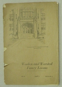 Book, Instruction Paper No.487B: Woolen and worsted fancy looms, part 2, 1st ed