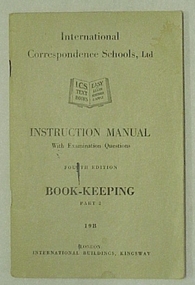 Book, Instruction Manual: Book-keeping part 2, 19B, 4th ed