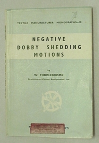 Book, Negative dobby shedding motions