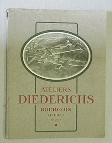 Catalogue, Ateliers Diederichs: weaving looms and preparatory machines for all textiles