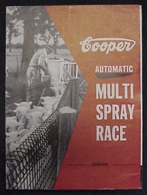 Pamphlet, Cooper Automatic Multi Spray Race