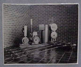 Photograph, Cooper Model "A" contractors portable electric shearing plant