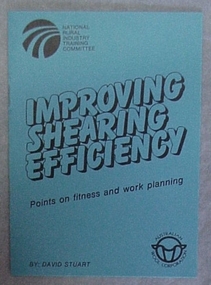 Booklet, Improving Shearing Efficiency