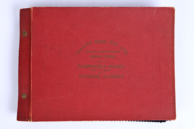 Textile - Fashionable Shades on Physician Flannels, Collins Bros Mill Pty Ltd, c.1930
