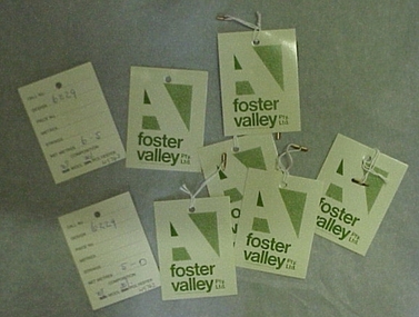 Tag, Foster Valley Pty. Ltd