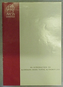 Booklet, An Introduction to Australian Wool Testing Authority