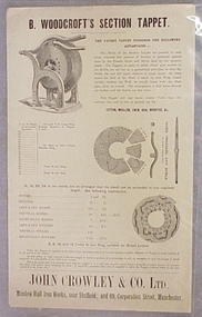 Pamphlet, B Woodcroft's Section Tappet