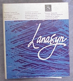 Book, Cloth Sample, Lanasyn Dyestuffs Lanasyn Brilliant Dyestuffs Chemicals for Dyeing and Finishing Wool - Lanasyn