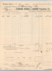 Statement of Account