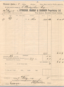 Statement of Account