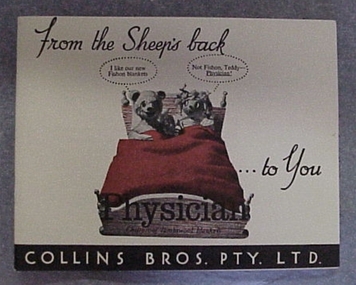 Booklet, From the Sheep's Back