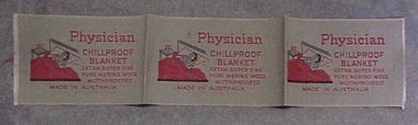 Label, Blanket, Physician Chillproof Blanket