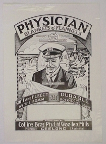 Poster, Physician blankets and flannels