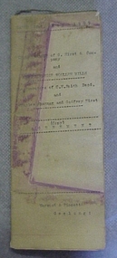 Agreement, In the Matter of G. Hirst and Company and The Excelsior Woollen Mills