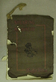 Book, Shearing by machinery with the Moffatt-Virtue sheep shearing machine