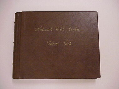 Book, Visitor's, National Wool Centre-Geelong Visitors Book