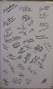 Panel, Signature panel