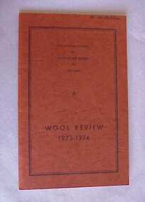 Journal, Wool review 1973-1974