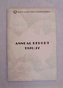 Annual Report, Australian Wool Corporation Annual Report 1976-77