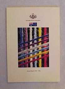 Annual Report, Australian Wool Corporation Annual Report 1985-86