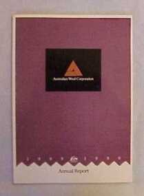 Annual Report, Australian Wool Corporation Annual Report 1989-90