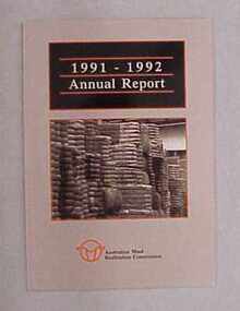 Annual Report, Australian Wool Realisation Commission Annual Report 1991-1992