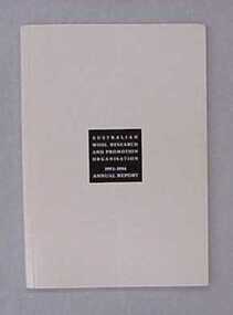 Annual Report, Australian Wool Research and Promotion Organisation Annual Report 1993-1994