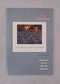 Report, Wool Research and Development: Highlights of the 1988-1989 Program
