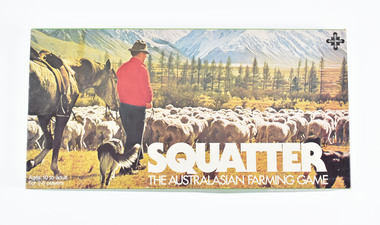 Game, Board, Squatter game: the Australasian version