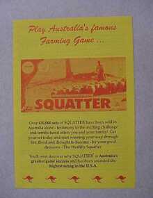 Pamphlet, [Squatter]