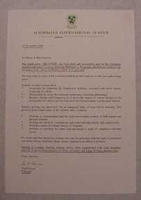 Letter, [Squatter]