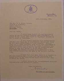 Letter, [Squatter]