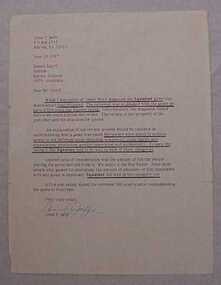 Letter, [Squatter]