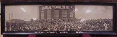 Photograph, Federal Woollen Mills, 1933