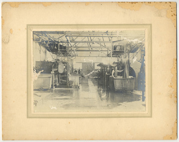 Photograph, [Finishing, scouring and milling of fabric]