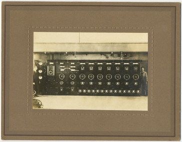 Photograph, [Main switchboard, main boilerhouse]