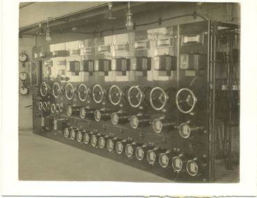 Photograph, [Main switchboard, main boilerhouse]