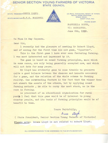 Letter, [Squatter]