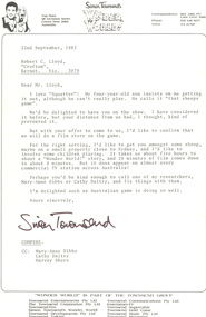 Letter, [Squatter]