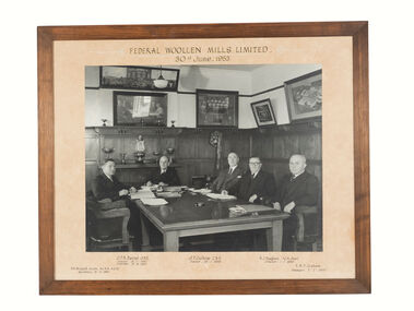 Photograph, Federal Woollen Mills Limited, 30th June 1953