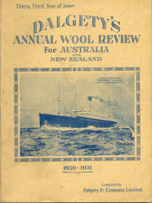 Report, Dalgety's Annual Wool Review for Australia and New Zealand: 1930-1931, 1930-1931