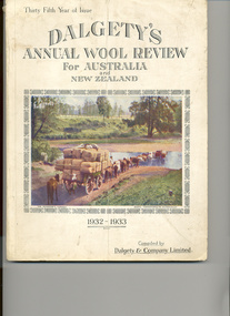 Report, Dalgety's Annual Wool Review for Australia and New Zealand: 1932-1933