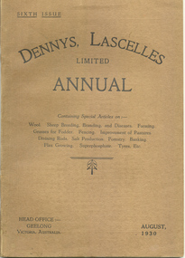 Journal, Dennys, Lascelles Limited, Dennys, Lascelles Limited Annual 1930, 1930