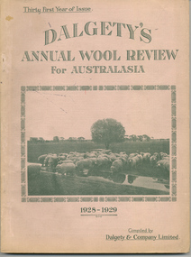 Report, Dalgety's Annual Wool Review for Australasia: 1928-1929