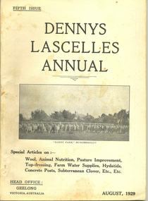 Journal, Dennys, Lascelles Limited, Dennys, Lascelles Limited Annual 1929, 1929