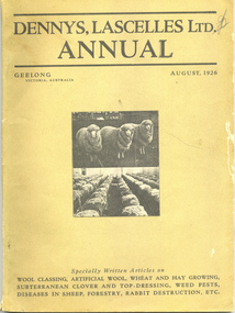 Book, Dennys, Lascelles Limited Annual, 1926