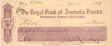 Cheque