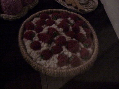 Textile Handcraft, The Afternoon Tea Party: Strawberry Pie