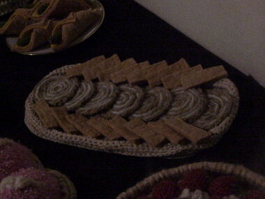 Textile Handcraft, The Afternoon Tea Party: Plate of Slices