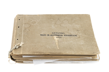 Photograph Album, Geelong Made in Australia Exhibition 1928